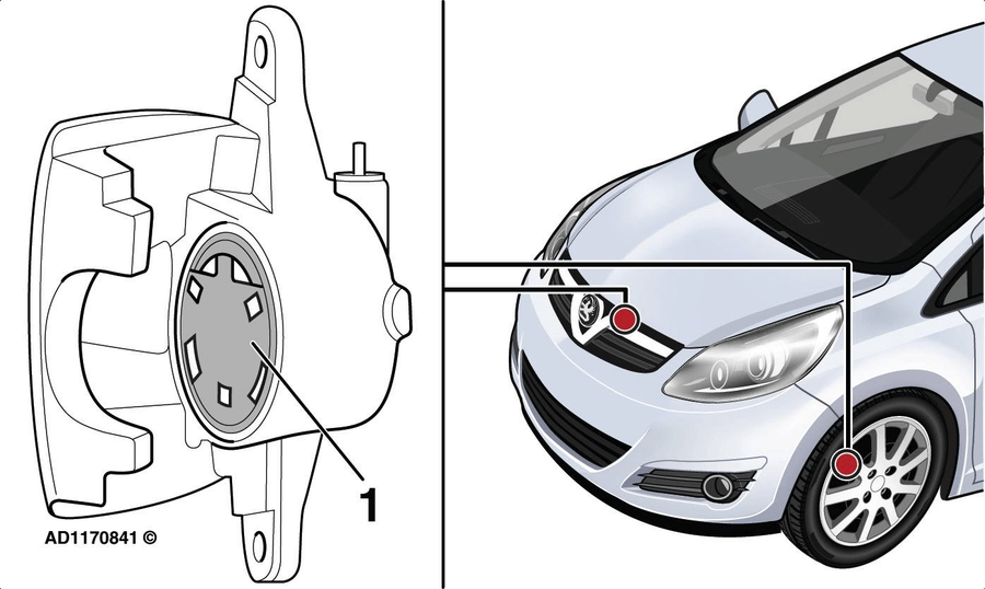 Opel Corsa D (2007 г.; 1.2 л.) скрип при торможении